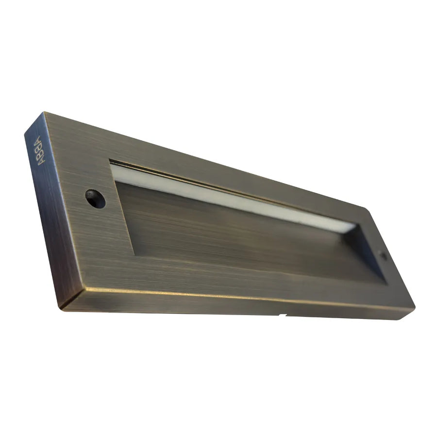 Outdoor Landscape Lighting LED 12V Low Voltage STBCC18 3CCT 3W LED Cast Brass Outdoor Horizontal Modern 10.6" Step Light 12V Low Voltage Lighting