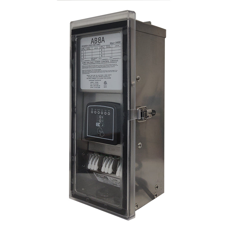 Outdoor Landscape Lighting LED 12V Low Voltage STSW300 AC 300W Smart WI-FI Stainless Steel Transformer | Low Voltage Power Supply