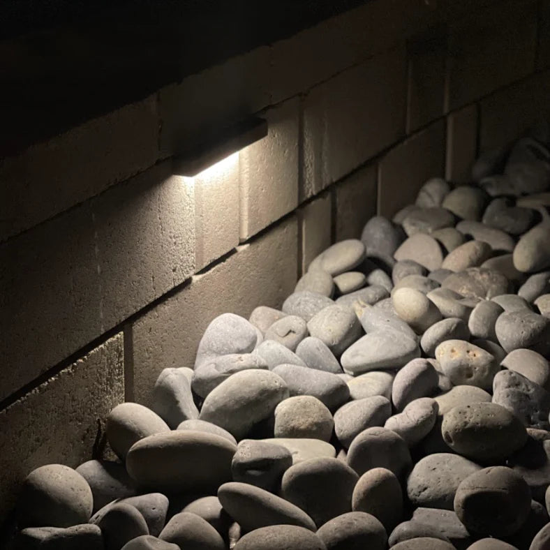 Outdoor Landscape Lighting LED 12V Low Voltage STBP10 Tulay Antique/Black Brass Hardscape Light 7" Low Voltage Outdoor Lighting