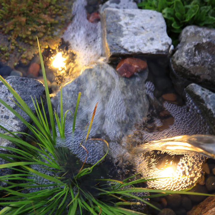 Outdoor Landscape Lighting LED 12V Low Voltage ULB01 Cast Brass Underwater Pond Light | 12V Low Voltage Landscape Light Lamp Ready MR16 Socket