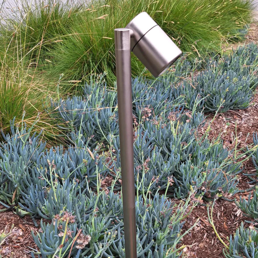 Outdoor Landscape Lighting LED 12V Low Voltage BPLP05 Rondo Stainless Steel Adjustable Path Light Low Voltage Outdoor Lighting
