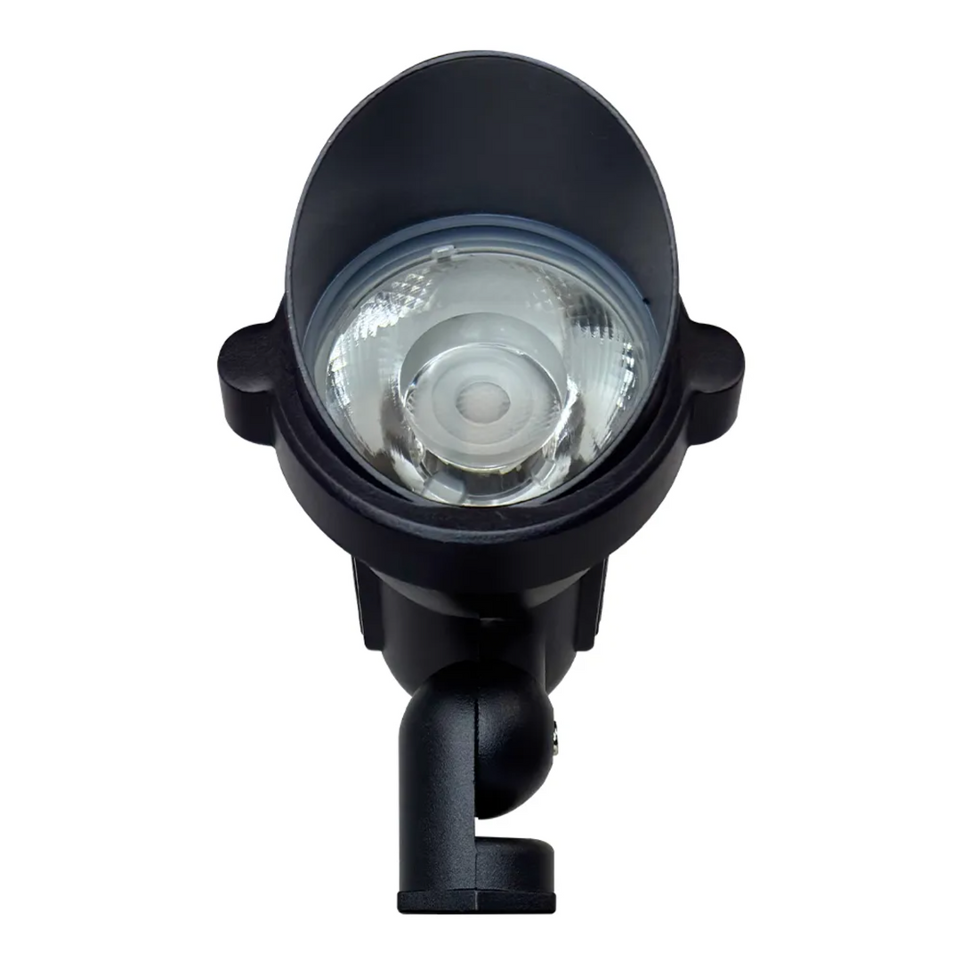 Outdoor Landscape Lighting LED 12V Low Voltage CD85 Cast Aluminum Spotlight | 10W 3000K Warm White Integrated LED 12V Low Voltage Landscape Light