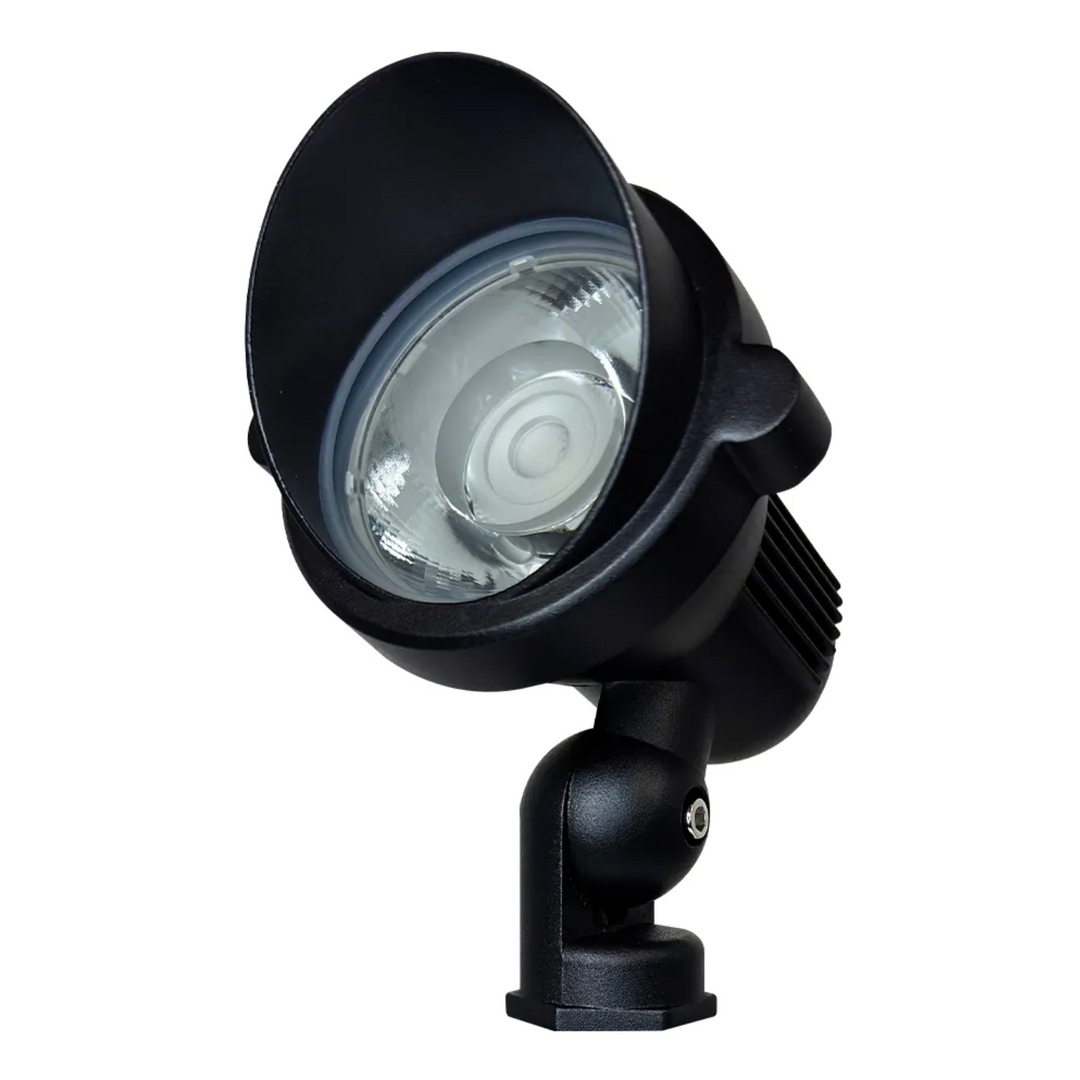 Outdoor Landscape Lighting LED 12V Low Voltage CD85 Cast Aluminum Spotlight | 10W 3000K Warm White Integrated LED 12V Low Voltage Landscape Light