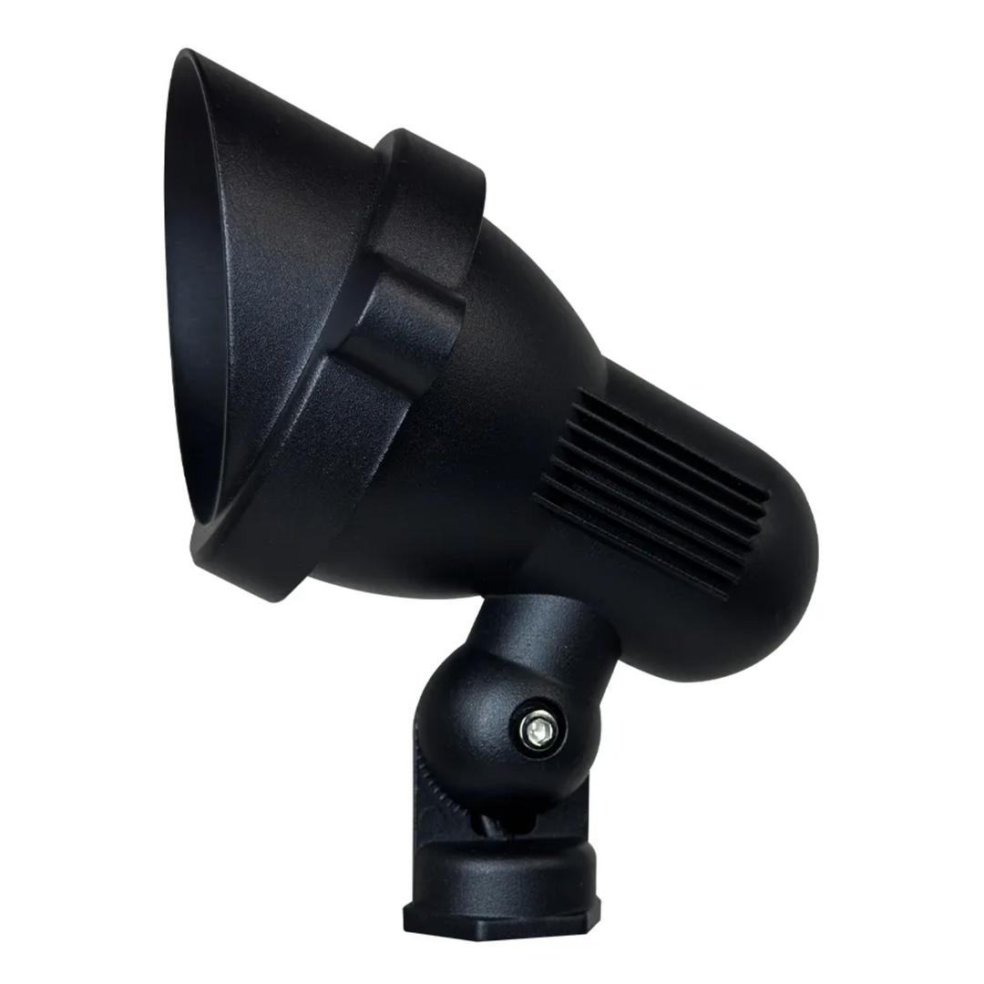 Outdoor Landscape Lighting LED 12V Low Voltage CD85 Cast Aluminum Spotlight | 10W 3000K Warm White Integrated LED 12V Low Voltage Landscape Light