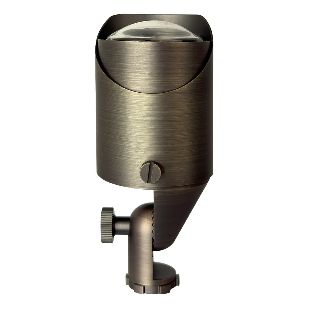 Outdoor Landscape Lighting LED 12V Low Voltage SPB05 Cast Brass Spotlight | Lamp Ready 12V Low Voltage Landscape Light MR16 Socket