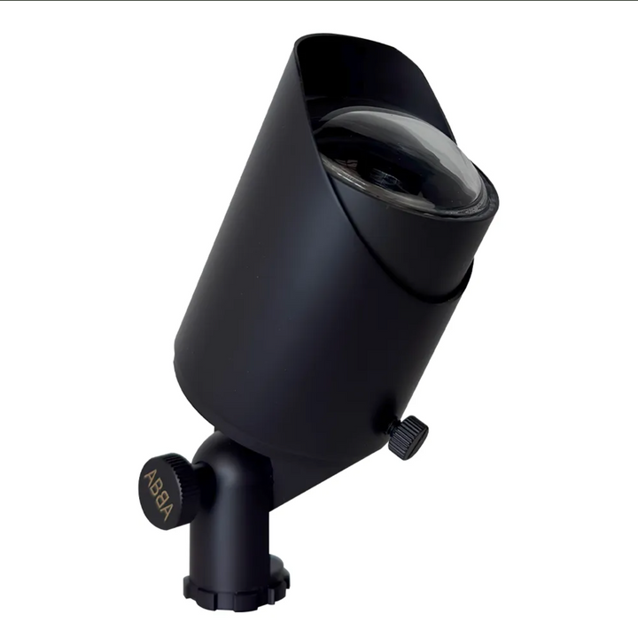 Outdoor Landscape Lighting LED 12V Low Voltage SPB05 Cast Brass Spotlight | Lamp Ready 12V Low Voltage Landscape Light MR16 Socket