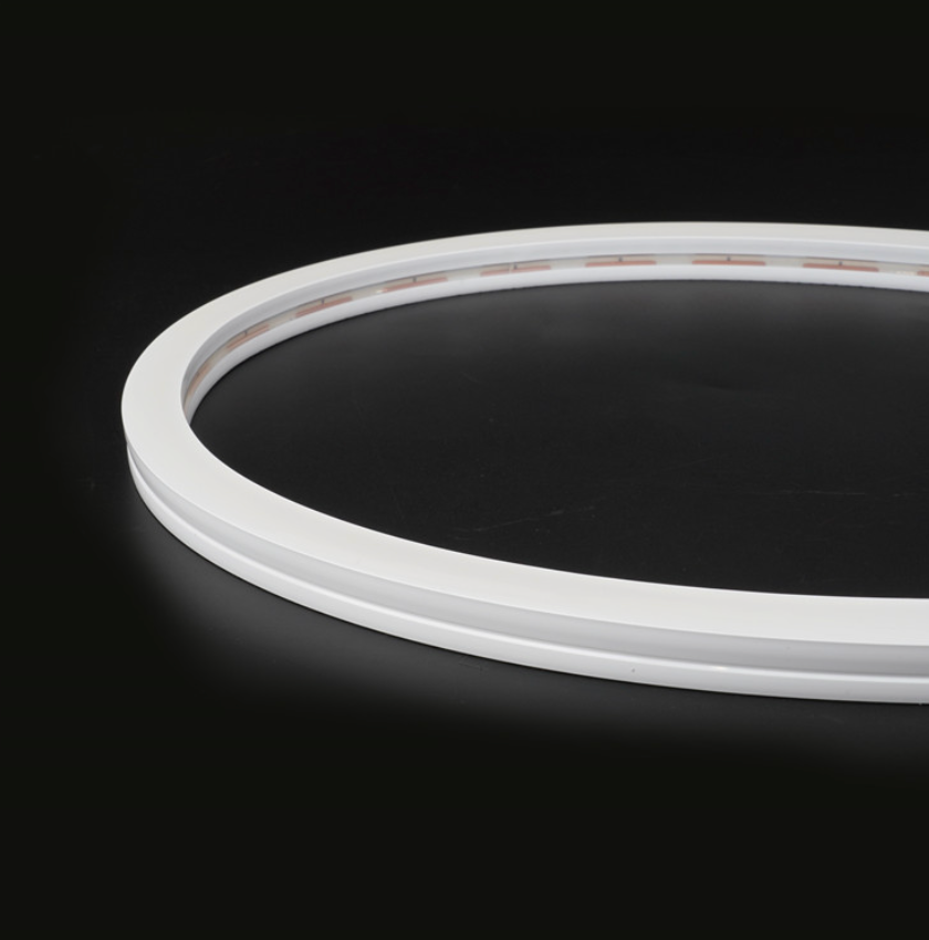 Outdoor Landscape Lighting LED 12V Low Voltage SLN04 Dotless COB LED Neon Side Flex Strip Light with End Cap 3.05W 0.47"x 0.23" AC12V 16' or DC24V 16'/49'/65' IP67 Waterproof