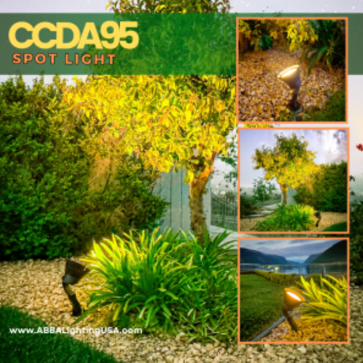 Outdoor Landscape Lighting LED 12V Low Voltage CCDA95 7W LED 3CCT Wide Beam Directional Outdoor Landscape Lighting 12 Low Voltage Aluminum Spotlight