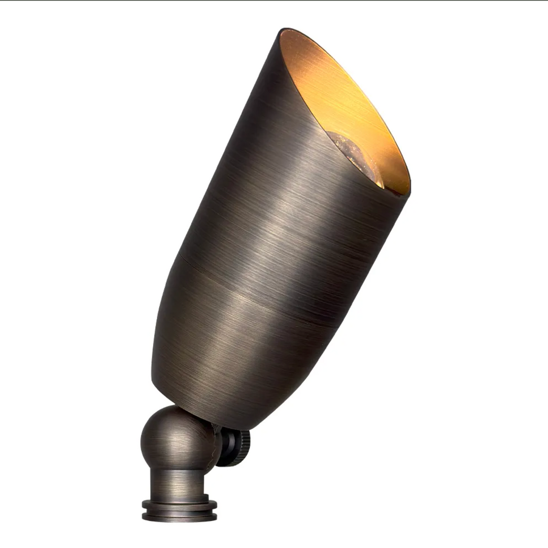 Outdoor Landscape Lighting LED 12V Low Voltage SPB14 12V Low Voltage LED Outdoor Landscape Cast Brass Spotlight MR16 Socket