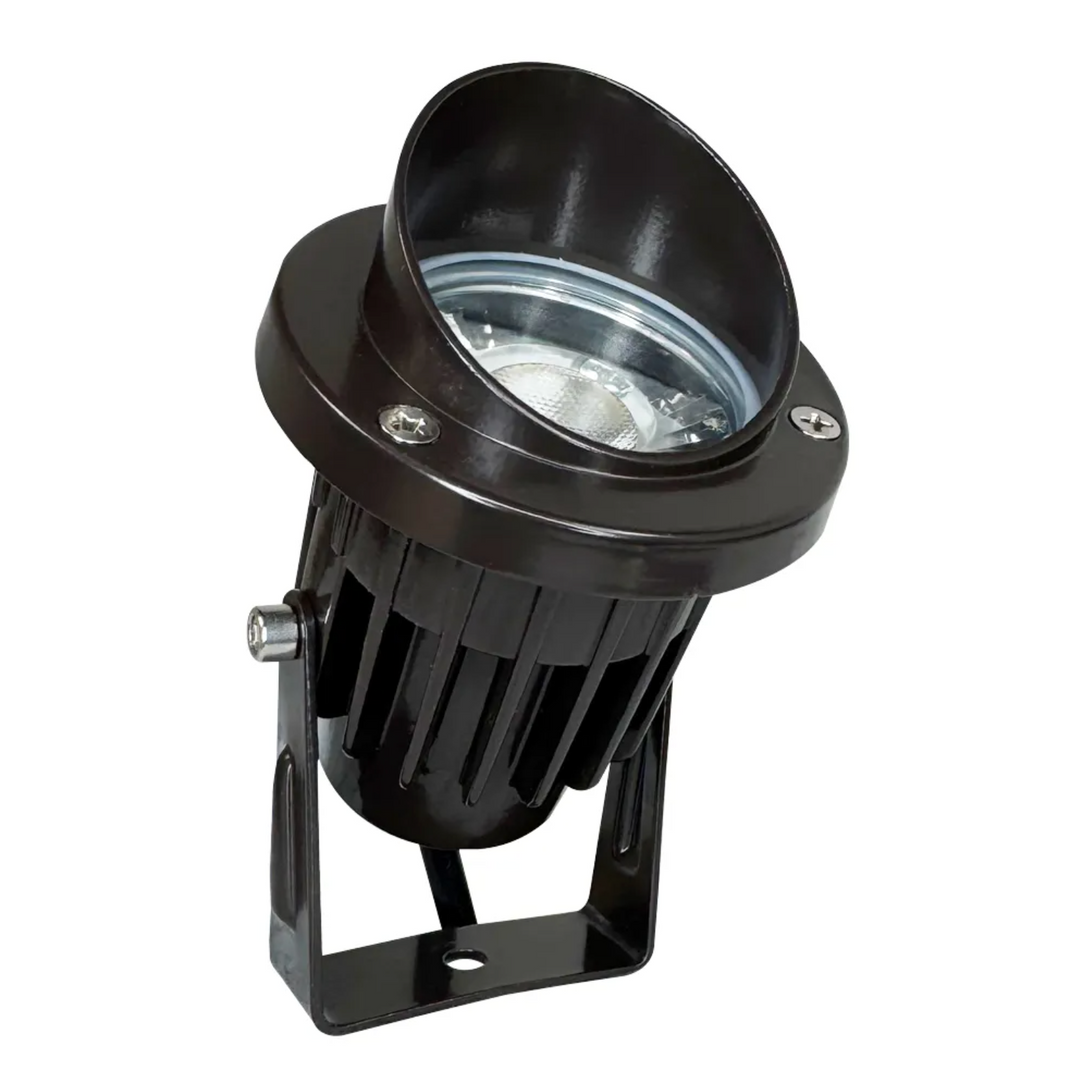 Outdoor Landscape Lighting LED 12V Low Voltage CD75 Cast Aluminum Spotlight | 7W Integrated LED 12V Low Voltage Landscape Light