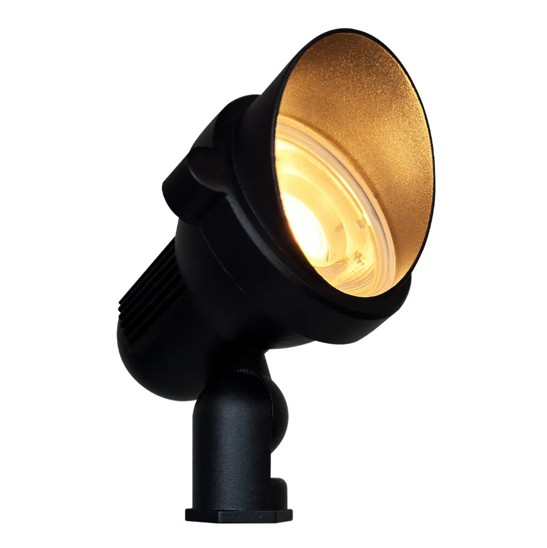 Outdoor Landscape Lighting LED 12V Low Voltage CD85 Cast Aluminum Spotlight | 10W 3000K Warm White Integrated LED 12V Low Voltage Landscape Light
