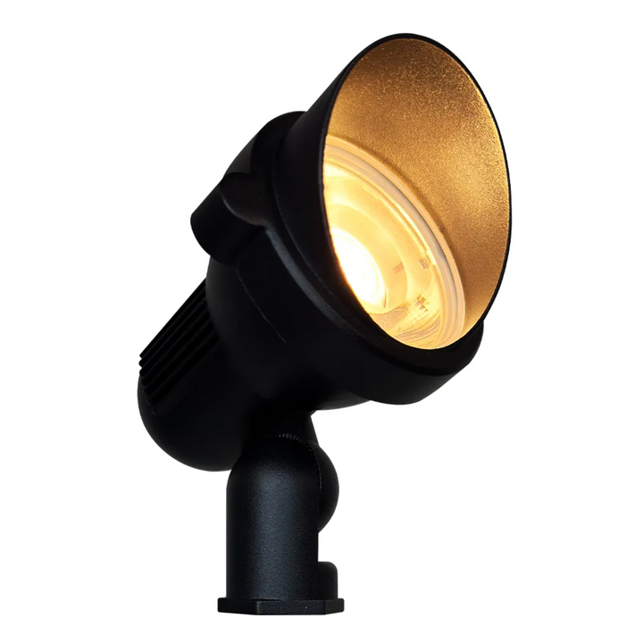 Outdoor Landscape Lighting LED 12V Low Voltage CD85 Cast Aluminum Spotlight | 10W 3000K Warm White Integrated LED 12V Low Voltage Landscape Light