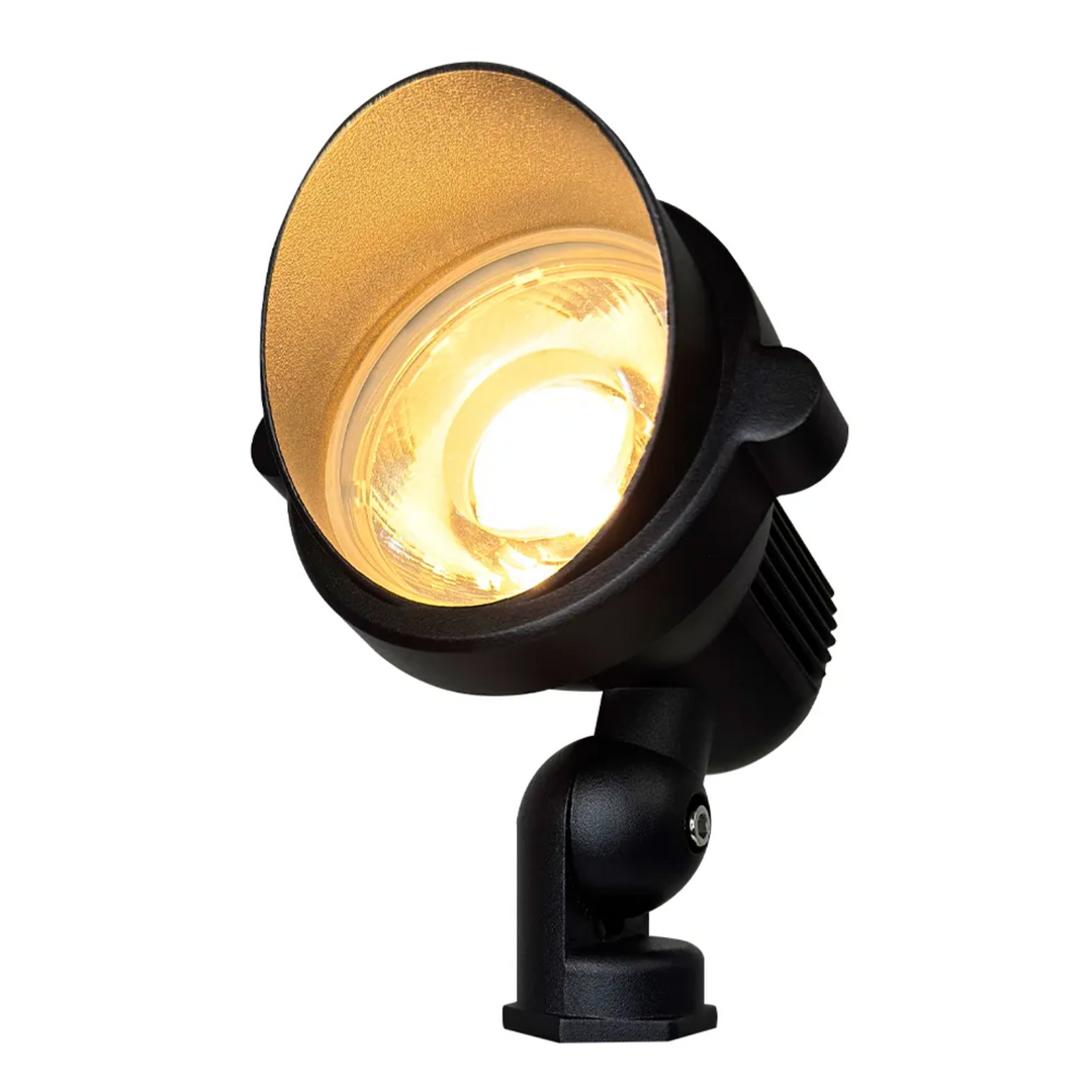 Outdoor Landscape Lighting LED 12V Low Voltage CD85 Cast Aluminum Spotlight | 10W 3000K Warm White Integrated LED 12V Low Voltage Landscape Light