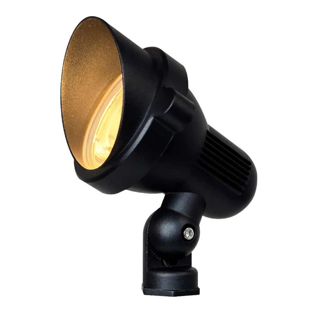 Outdoor Landscape Lighting LED 12V Low Voltage CD85 Cast Aluminum Spotlight | 10W 3000K Warm White Integrated LED 12V Low Voltage Landscape Light