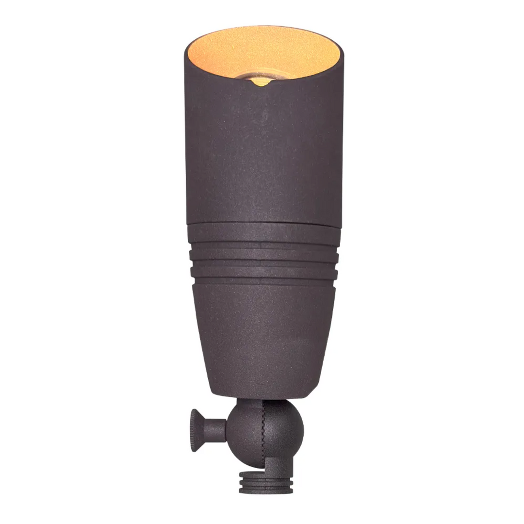 Outdoor Landscape Lighting LED 12V Low Voltage DL05 12V Low Voltage LED Landscape Aluminum Spotlight | Aluminum Bullet Outdoor Directional Light with MR16 Socket Brown