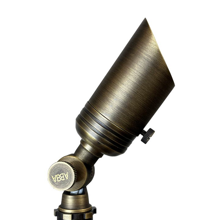 Outdoor Landscape Lighting LED 12V Low Voltage SPB02 12V Low Voltage Small Directional Bullet Brass Spotlight Outdoor Landscape Lighting MR11 Socket