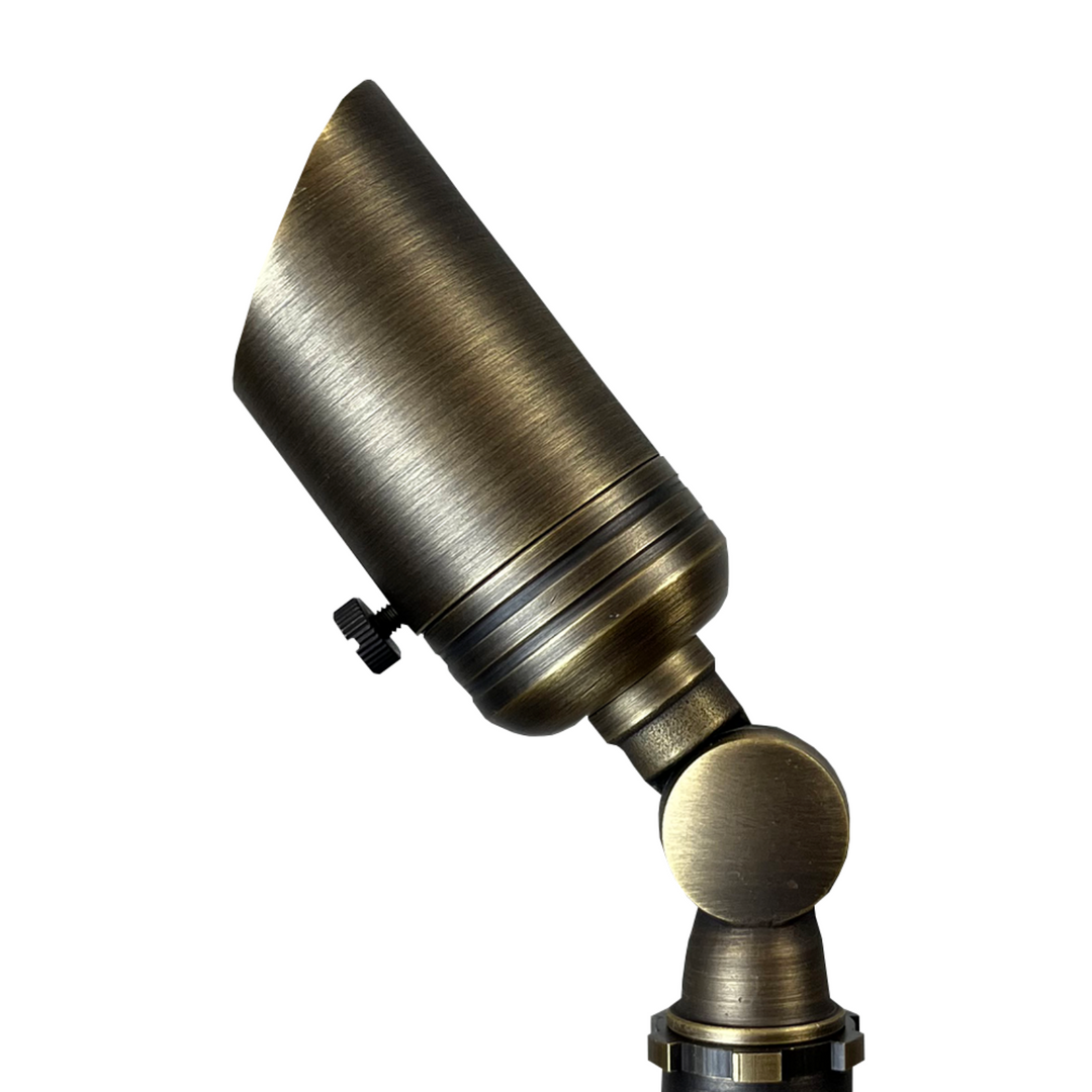 Outdoor Landscape Lighting LED 12V Low Voltage SPB02 12V Low Voltage Small Directional Bullet Brass Spotlight Outdoor Landscape Lighting MR11 Socket