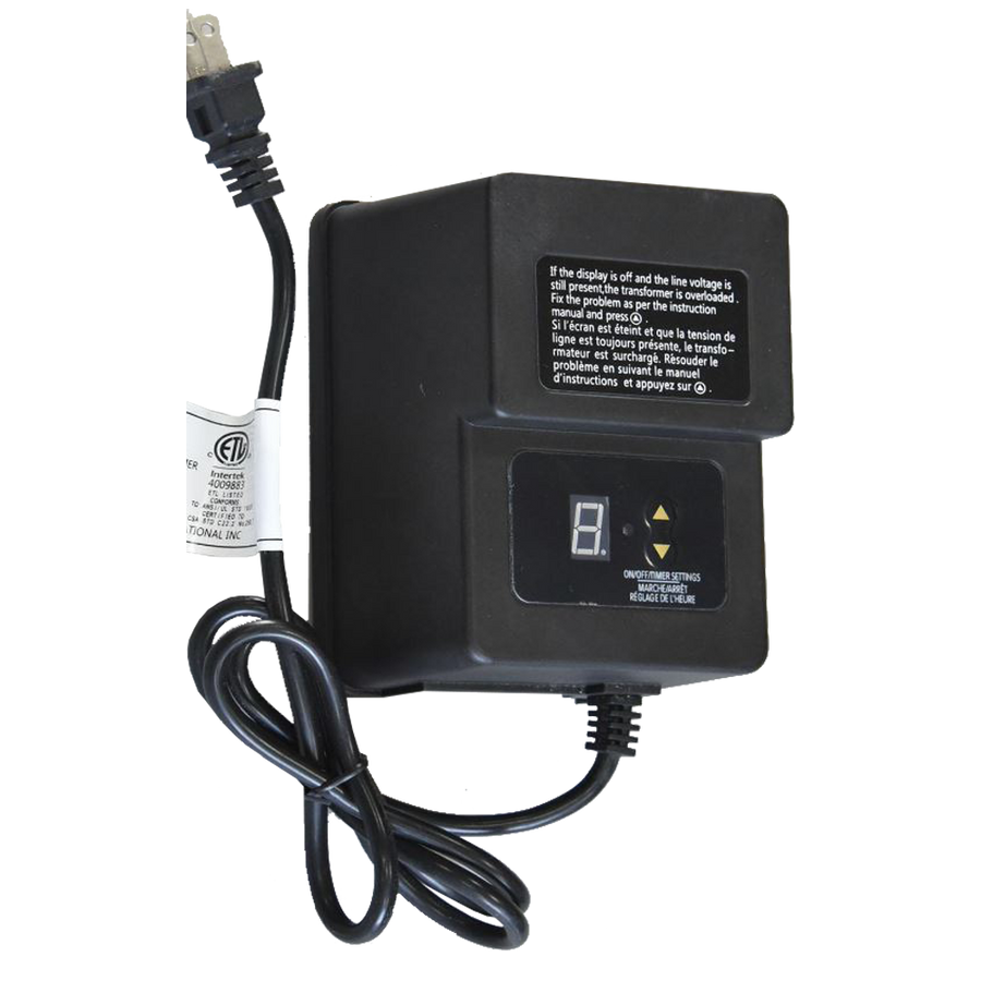 Outdoor Landscape Lighting LED 12V Low Voltage TS200 AC 200W Digital Commercial Plastic Transformer | Low Voltage Power Supply