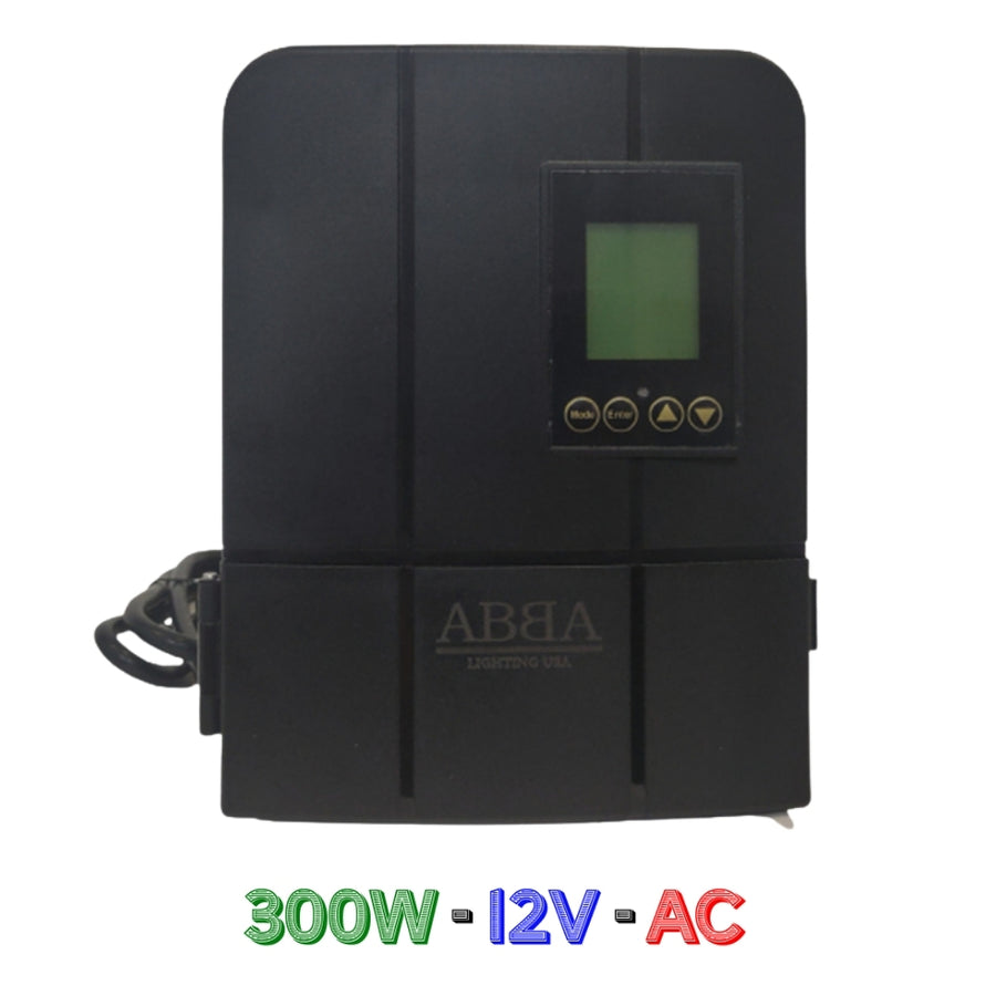 Outdoor Landscape Lighting LED 12V Low Voltage TSP300 AC 300W Digital Commercial Plastic Transformer | 12V Low Voltage Power Supply