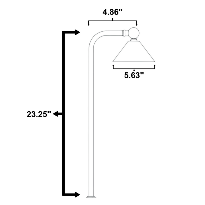 Outdoor Landscape Lighting LED 12V Low Voltage BPLP07 Tulay Bell Brass Path Light Low Voltage Landscape Lighting