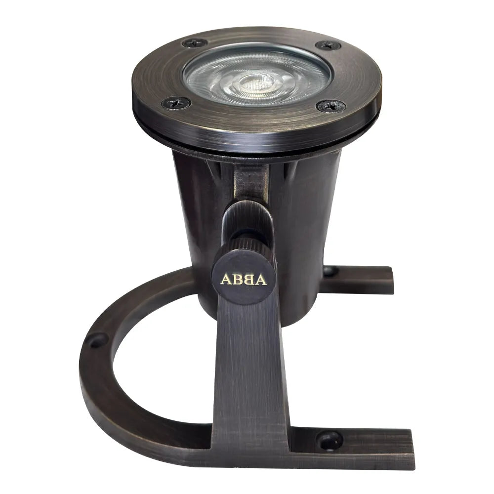 Outdoor Landscape Lighting LED 12V Low Voltage ULB01 Cast Brass Underwater Pond Light | 12V Low Voltage Landscape Light Lamp Ready MR16 Socket