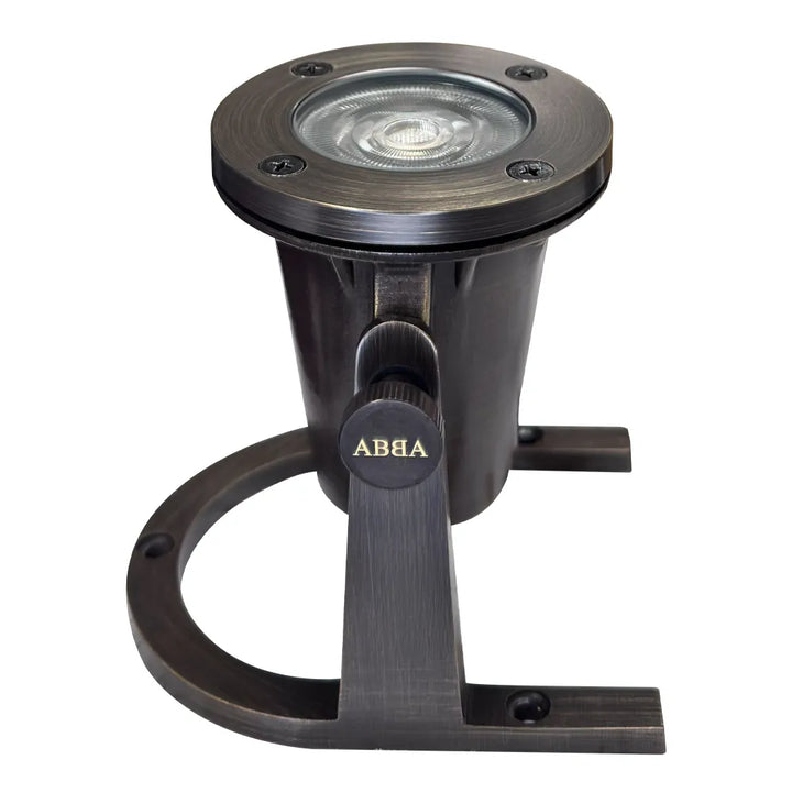 Outdoor Landscape Lighting LED 12V Low Voltage ULB01 Cast Brass Underwater Pond Light | 12V Low Voltage Landscape Light Lamp Ready MR16 Socket