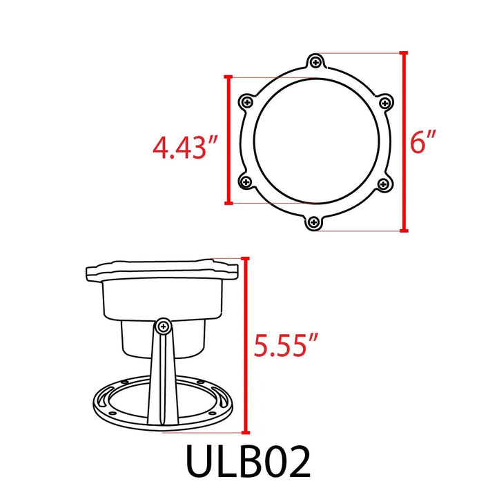 Outdoor Landscape Lighting LED 12V Low Voltage ULB02 4x/8x/12x Package Cast Brass LED 12V Low Voltage Underwater Pond Light IP68 Waterproof with PAR36 10W 160° 3000K Bulb
