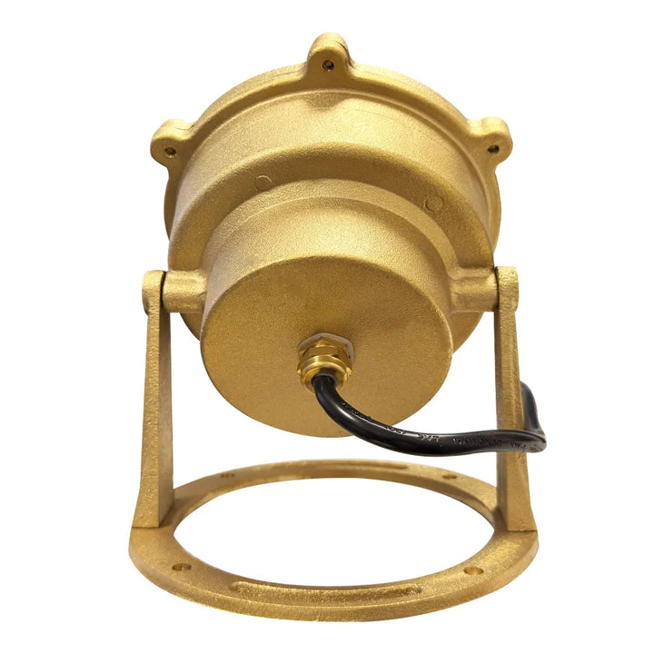Outdoor Landscape Lighting LED 12V Low Voltage ULB02 Cast Brass Underwater Pond Light | 12V Low Voltage Landscape Light Lamp Ready PAR36 Socket