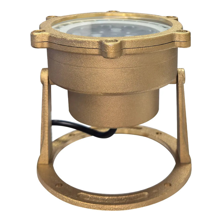 Outdoor Landscape Lighting LED 12V Low Voltage ULB02 4x/8x/12x Package Cast Brass LED 12V Low Voltage Underwater Pond Light IP68 Waterproof with PAR36 10W 160° 3000K Bulb