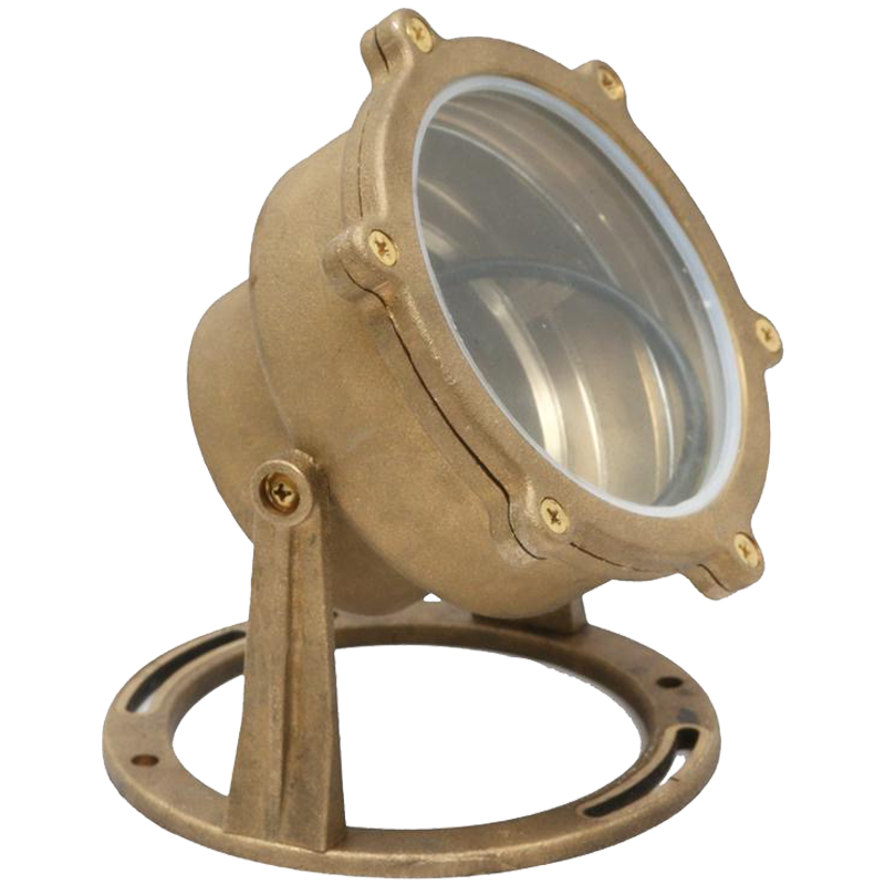 Outdoor Landscape Lighting LED 12V Low Voltage ULB02 4x/8x/12x Package Cast Brass LED 12V Low Voltage Underwater Pond Light IP68 Waterproof with PAR36 10W 160° 3000K Bulb