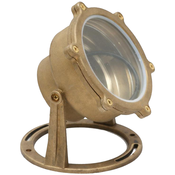 Outdoor Landscape Lighting LED 12V Low Voltage ULB02 4x/8x/12x Package Cast Brass LED 12V Low Voltage Underwater Pond Light IP68 Waterproof with PAR36 10W 160° 3000K Bulb
