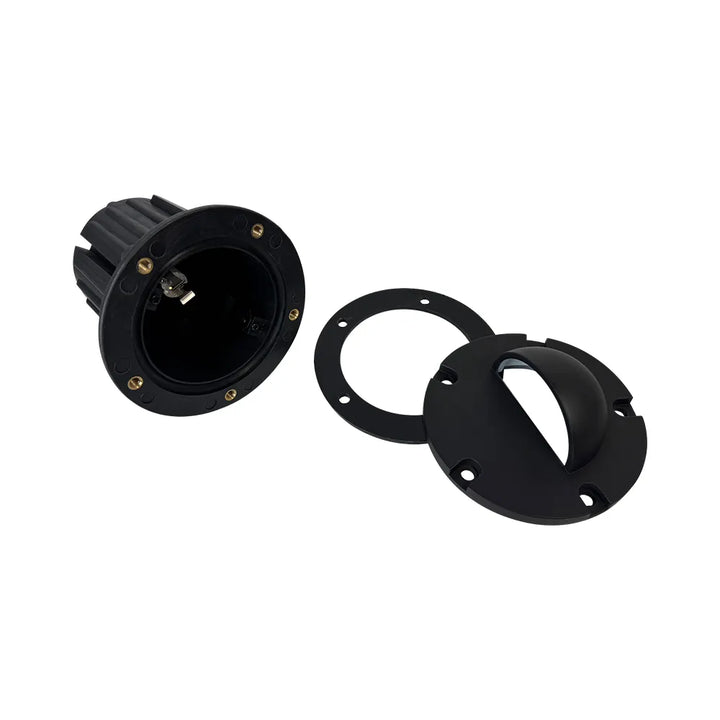 Outdoor Landscape Lighting LED 12V Low Voltage UNB02 Cast Brass In-Ground Well Light | 12V Low Voltage Landscape Light Lamp Ready MR16 Socket