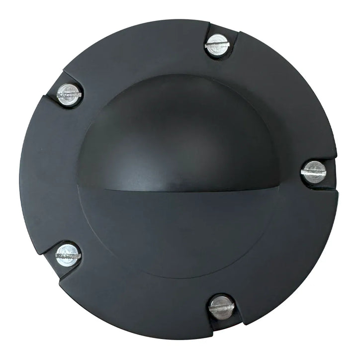 Outdoor Landscape Lighting LED 12V Low Voltage UNB02 4x/8x/12x Package Cast Brass 12V Low Voltage Half Moon Round LED In-ground Well Light IP65 Waterproof with MR16 5W 3000K Bulb