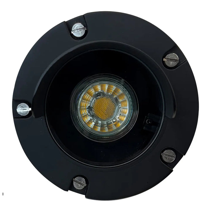 Outdoor Landscape Lighting LED 12V Low Voltage UNB03 Cast Brass In-Ground Well Light | 12V Low Voltage Landscape Light Lamp Ready MR16 Socket
