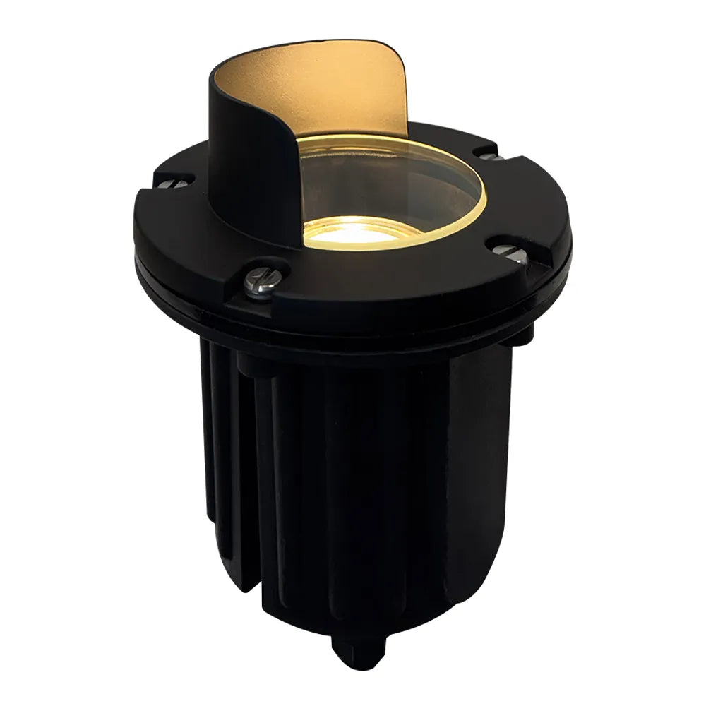 Outdoor Landscape Lighting LED 12V Low Voltage UNB03 Cast Brass In-Ground Well Light | 12V Low Voltage Landscape Light Lamp Ready MR16 Socket