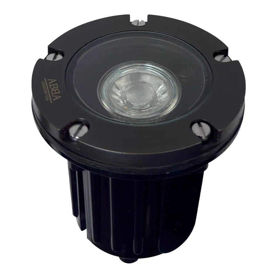 Outdoor Landscape Lighting LED 12V Low Voltage UNB04 Cast Brass In-Ground Well Light | Lamp Ready 12V Low Voltage Landscape Light