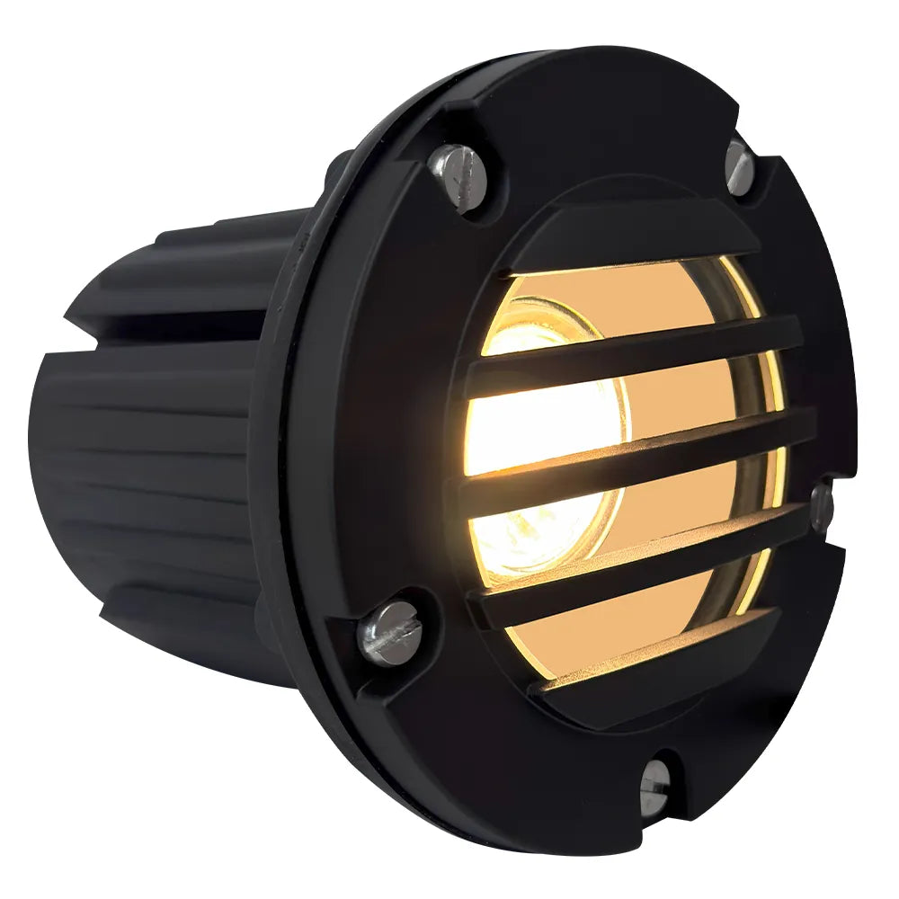 Outdoor Landscape Lighting LED 12V Low Voltage UNB06 Cast Brass In-Ground Well Light | 12V Low Voltage Landscape Light Lamp Ready MR16 Socket