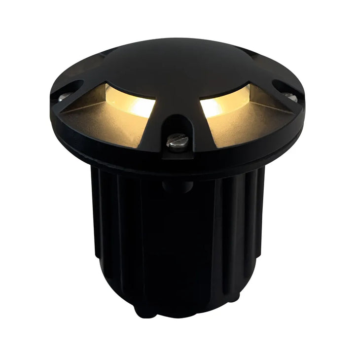 Outdoor Landscape Lighting LED 12V Low Voltage UNB07 Cast Brass In-Ground Well Light | 12V Low Voltage Landscape Light Lamp Ready MR16 Socket