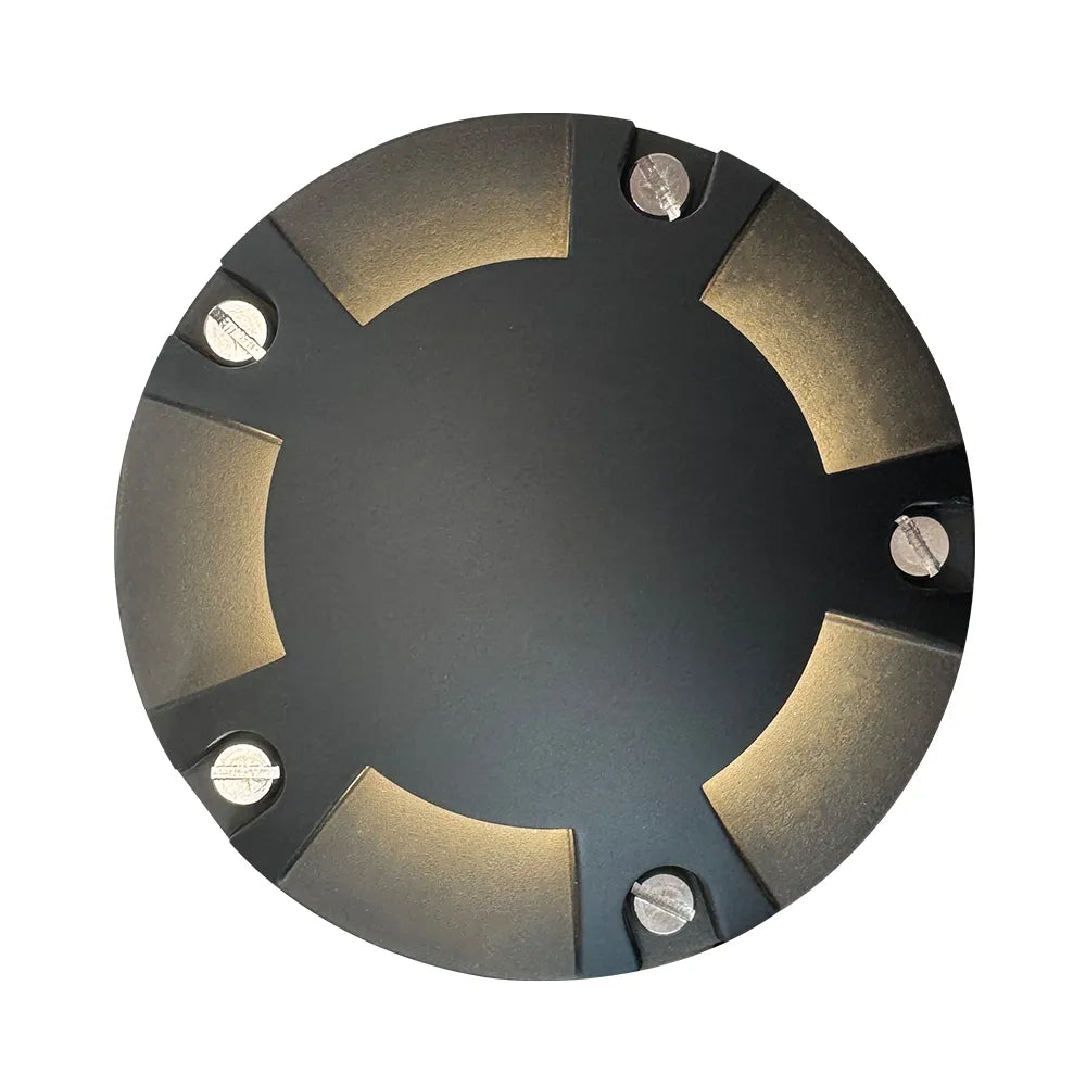 Outdoor Landscape Lighting LED 12V Low Voltage UNB07 Cast Brass In-Ground Well Light | 12V Low Voltage Landscape Light Lamp Ready MR16 Socket