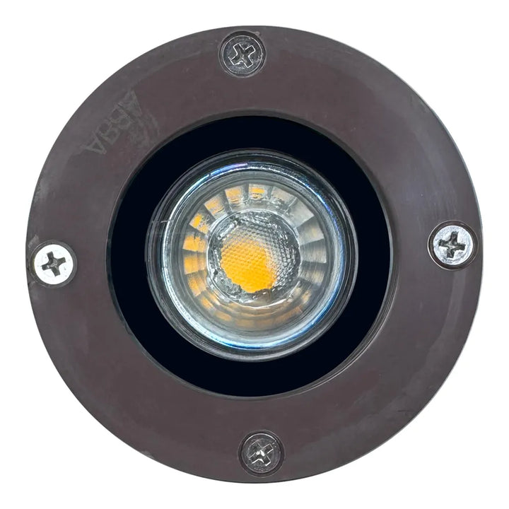 Outdoor Landscape Lighting LED 12V Low Voltage UNF07 Fiber Glass 12V Low Voltage Round LED In-ground Well Light IP65 Waterproof Lamp Ready MR16 Socket