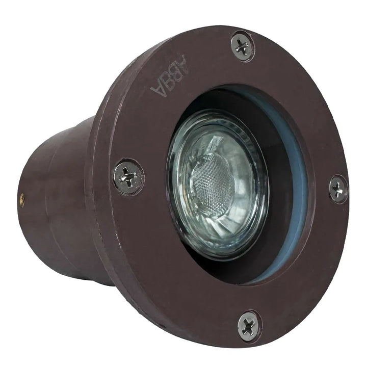 Outdoor Landscape Lighting LED 12V Low Voltage UNF07 Fiber Glass 12V Low Voltage Round LED In-ground Well Light IP65 Waterproof Lamp Ready MR16 Socket