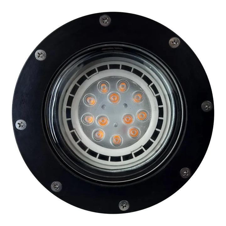 Outdoor Landscape Lighting LED 12V Low Voltage UNF08 Fiber Glass 12V Low Voltage Commercial LED In-ground Well Light IP65 Waterproof Lamp Ready PAR36 Socket