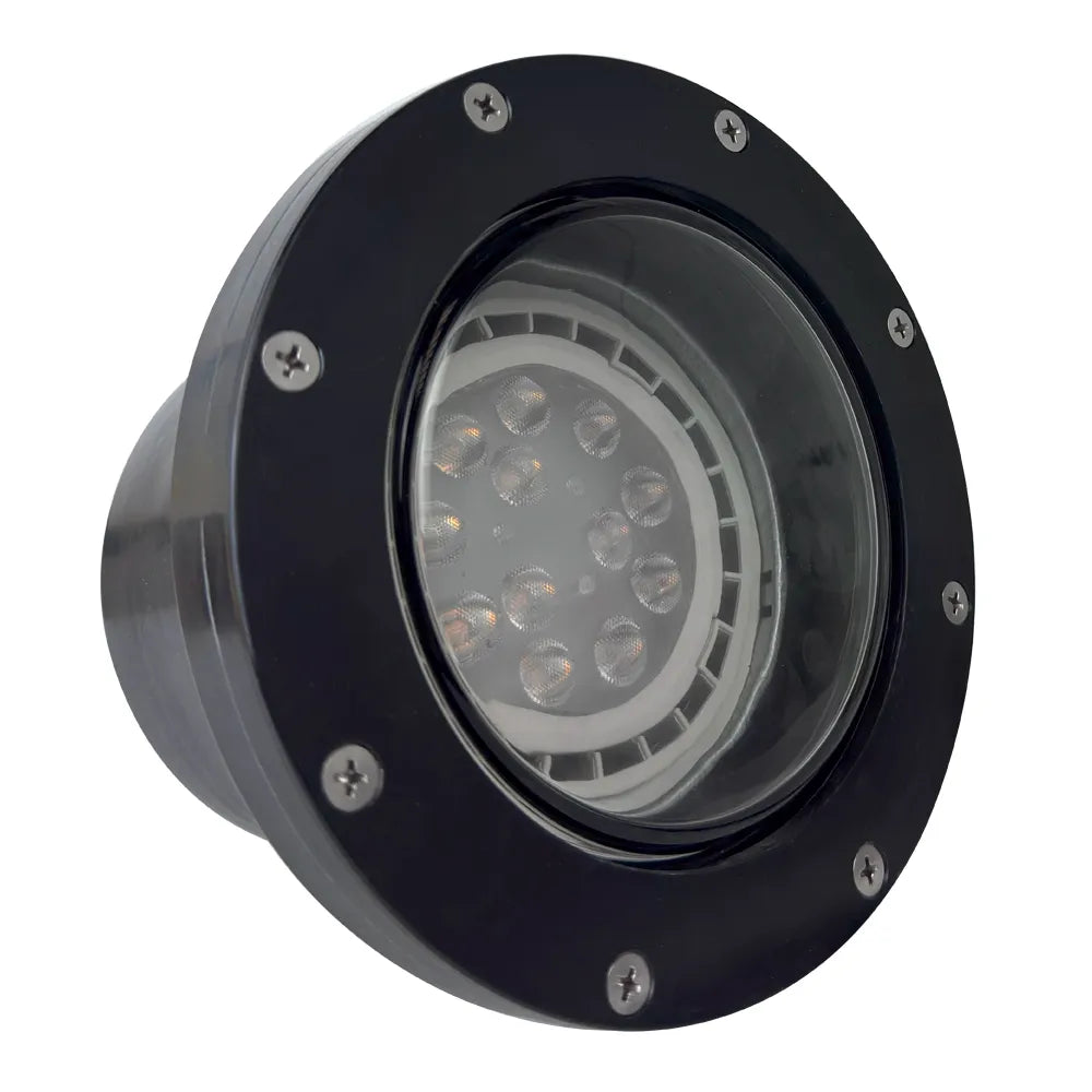 Outdoor Landscape Lighting LED 12V Low Voltage UNF08 Fiber Glass 12V Low Voltage Commercial LED In-ground Well Light IP65 Waterproof Lamp Ready PAR36 Socket
