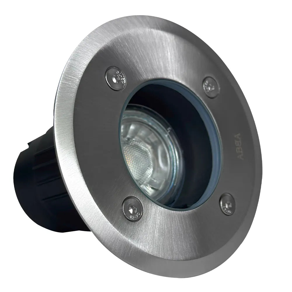 Outdoor Landscape Lighting LED 12V Low Voltage UNS02 Stainless Steel In-Ground Well Light | 12V Low Voltage Landscape Light Lamp Ready MR16 Socket