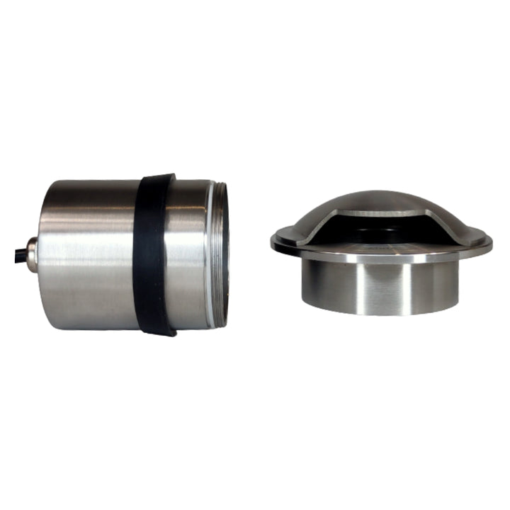 Outdoor Landscape Lighting LED 12V Low Voltage UNS03 Stainless Steel Mono Directional One Slit In-Ground 12V Low Voltage LED In Ground Landscape Lighting Lamp Ready MR16 Socket