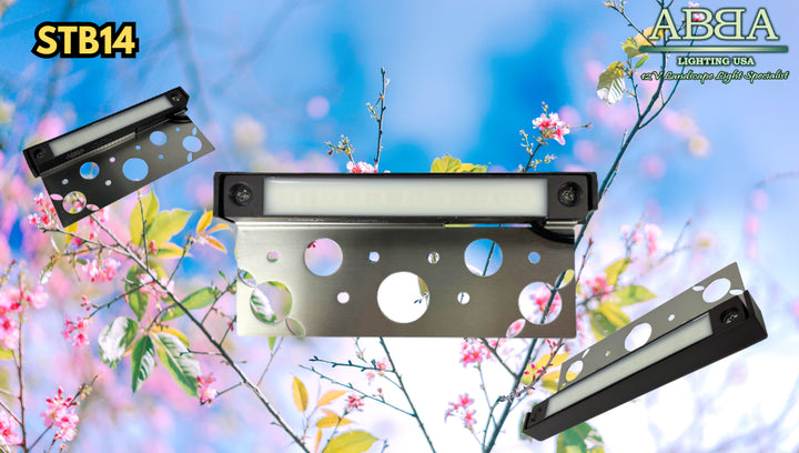 Outdoor Landscape Lighting LED 12V Low Voltage STB14 Cast Aluminum 7" Hardscape Light | 3W 3000K or 5000K Integrated LED 12V Low Voltage Landscape Light