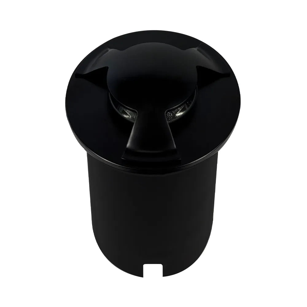 Outdoor Landscape Lighting LED 12V Low Voltage UNS05 Stainless Steel Tri Directional Three Slit In-Ground 12V Low Voltage LED In Ground Landscape Lighting Lamp Ready MR16 Socket