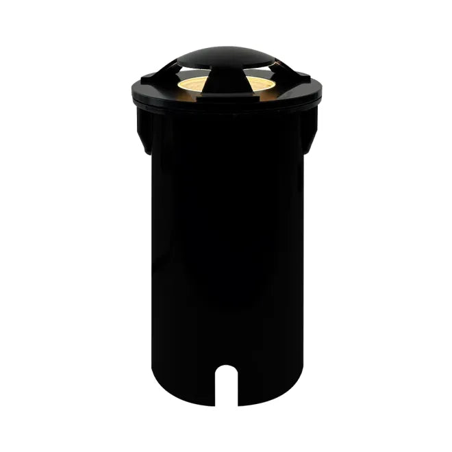Outdoor Landscape Lighting LED 12V Low Voltage UNS05 Stainless Steel Tri Directional Three Slit In-Ground 12V Low Voltage LED In Ground Landscape Lighting Lamp Ready MR16 Socket