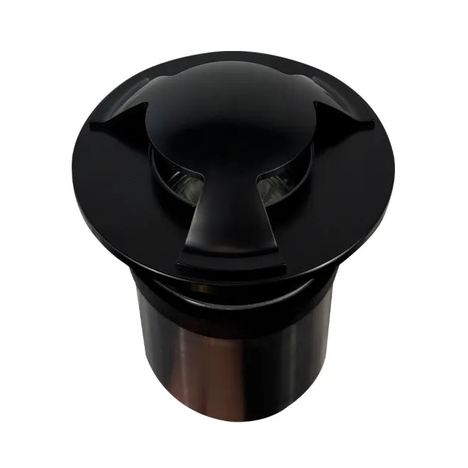 Outdoor Landscape Lighting LED 12V Low Voltage UNS05 Stainless Steel Tri Directional Three Slit In-Ground 12V Low Voltage LED In Ground Landscape Lighting Lamp Ready MR16 Socket