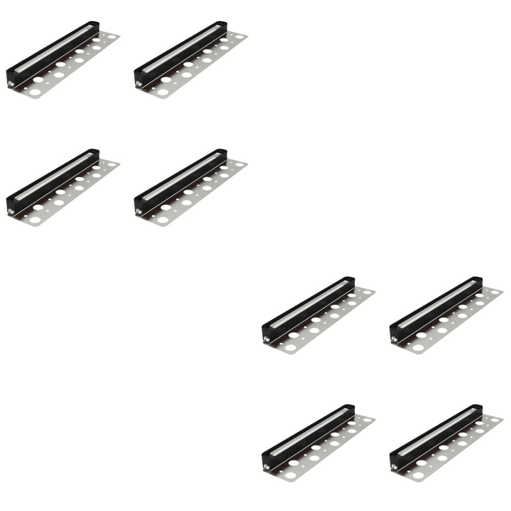Outdoor Landscape Lighting LED 12V Low Voltage STB25 4x/8x/12x 7W 5CCT Heavy Duty Cast Aluminum Fixture with Stainless Steel Bracket LED 12V Low Voltage Landscape Lighting 8 Pack